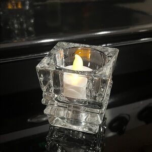 Vintage Avon Elegant Glass  Multifunctional Candle Holder
